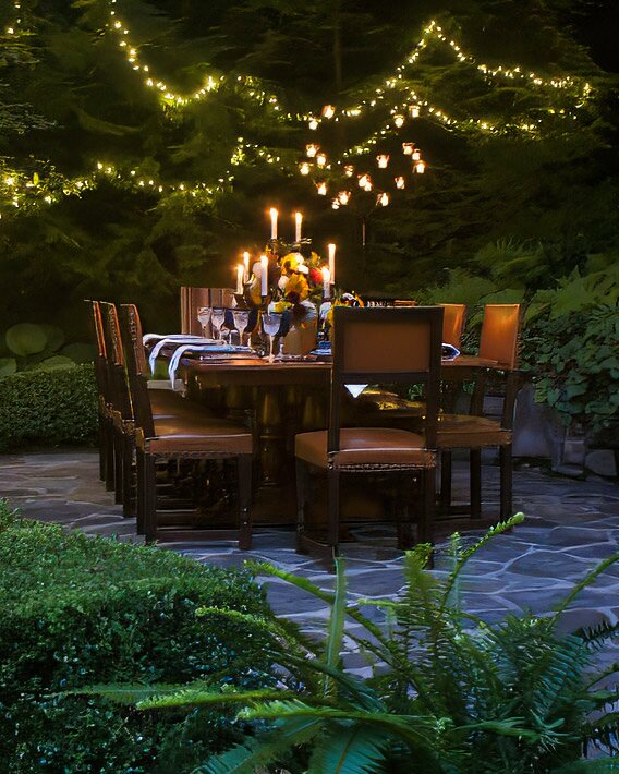 Cottage table setting through the seasons with vintage collections